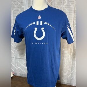 Indianapolis Colts NFL XL Blue Sideline T-Shirt 31”L 21” p2p